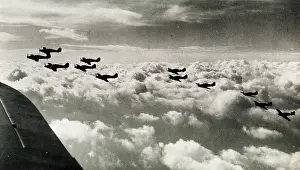 Defending: RAF Hurricane squadron on patrol, WW2