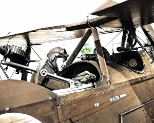 Transmitter: RAF observer with wireless transmitter, WW1