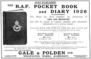 Polden: RAF Pocket Book & Diary 1926