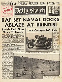 Brindisi: RAF raid Italian naval base at Brindisi