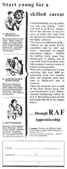 Entrants: RAF Recruitment. Apprentices & Boy Entrants