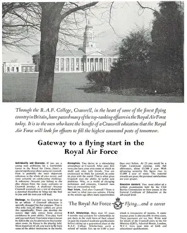 Cranwell: RAF Recruitment: Cranwell