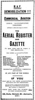 Demobilization: RAF Recruitment - RAF Demobilization Aerial