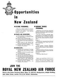 Rnzaf: RAF Recruitment: RNZAF