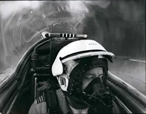 Feelings: RAF Red Arrows pilot during aerobatic flight, UK