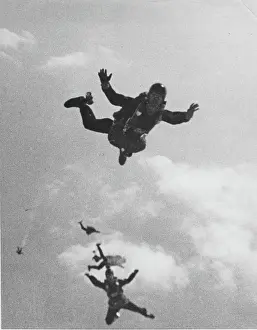 Skydiver: RAF sky divers jumping from 12, 000 feet