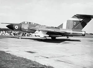 Sqdn: RAF Squadron Gloster Javelin Based at Duxford in 1950S
