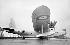Unarmed: RAF Sunderland flying boat unarmed prototype