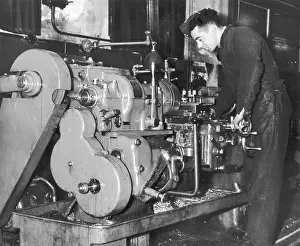 Lathe: RAF workshops WWII