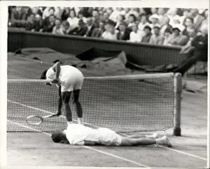 Ralston: Rafael Osuna and Dennis Ralston, doubles match, Wimbledon