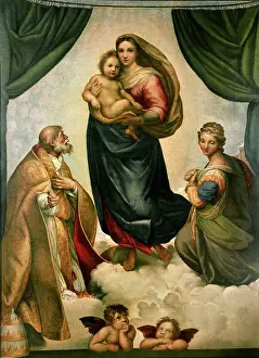 Sistine: Raffael, (Raffaello Sant