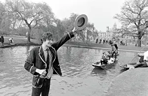 Punts: Rag week stunt on the river, Cambridge University