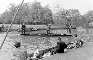Punts: Rag week stunt on the river, Cambridge University