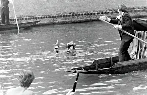 Punts: Rag week stunt on the river, Cambridge University