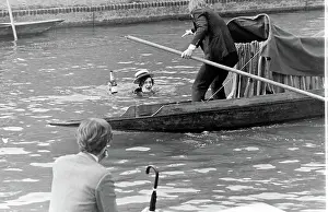 Punts: Rag week stunt on the river, Cambridge University