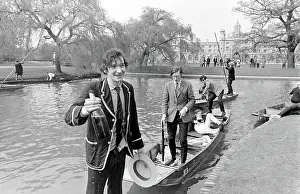 Punts: Rag week stunt on the river, Cambridge University