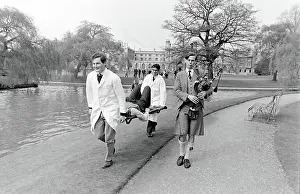 Punts: Rag week stunt by the river, Cambridge University