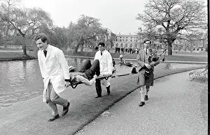 Punts: Rag week stunt by the river, Cambridge University