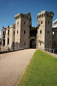 Raglan: Raglan Castle, near Raglan, Gwent