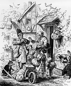 1803: Ragman playing the flute