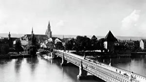 Konstanz: The rail bridge over the Rhine in Konstanz