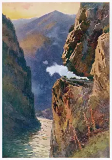 Feat: RAIL IN FRASER CANYON