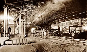 Workington: Rail mill, Steel Works Workington