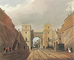 Wapping: Rail - Moorish Arch - 1830