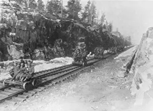 Hango: Rail troop transport WWI