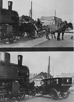 Symbolize: Railroad crossing, 1929