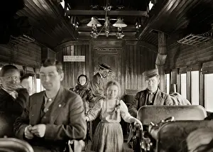 Kerosene: Railroad Passenger Car Interior Sign Do Not Spit