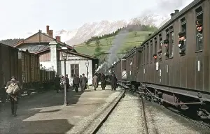 Industrieviertel: Railroad station in Payerbach