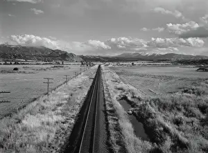 Wolcott: Railroad Tracks - Landscape - Nature - Mountains