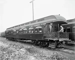Midwest: Railroad - Train - Transportation - Parlor Car