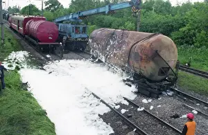 Tver: Railway accident