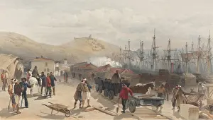 1854: The Railway at Balaklava looking South