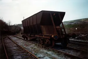 Hopper: Railway Bogie Hopper Wagon, Tunstead Quarry, Derbyshire