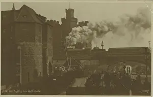 Northumberland: The Railway Bridge and Castle