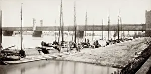 Trimaran: Railway bridge at Cologne, Koln, Germany