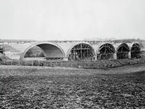 Buckinghamshire: Railway bridge construction, Great Western Railway