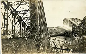 Thuringia: Railway Bridge Destruction, Ketten, Thuringia