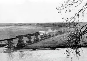 Actual: Railway bridge over the Don, 1942