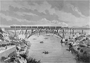 Douro: RAILWAY BRIDGE AT PORTO