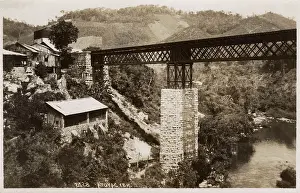 Ironwork: Railway bridge over River Atoyac, Mexico