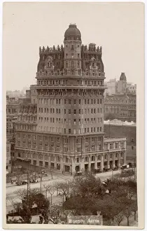 Colon: Railway building, Buenos Aires, Argentina, South America