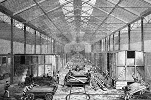 1869: Railway Carriage Co's works, Oldbury; The carriage