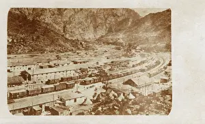 Rails: Railway construction at Belemedik, Turkey