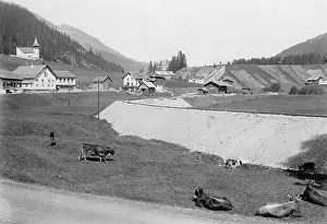 Piled: Railway construction in Switzerland, 1908