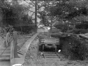 Barnehurst: Railway cutting in Barnehurst woods