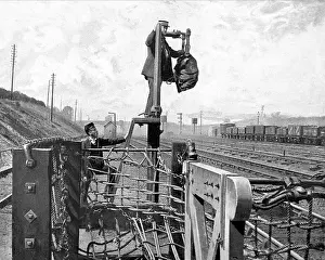 Mailbag: Railway mail bag pick up